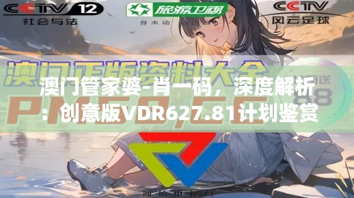 澳门管家婆-肖一码,深度解析:创意版VDR627.81计划鉴赏