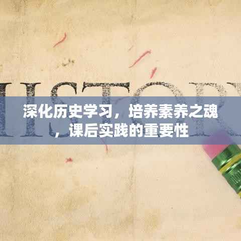 深化历史学习，培养素养之魂，课后实践的重要性
