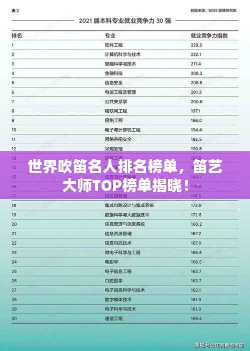 世界吹笛名人排名榜单,笛艺大师TOP榜单揭晓!