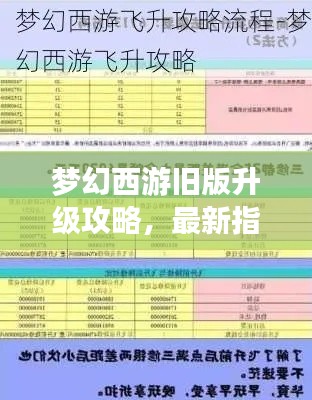 梦幻西游旧版升级攻略,最新指南助你轻松飞升!