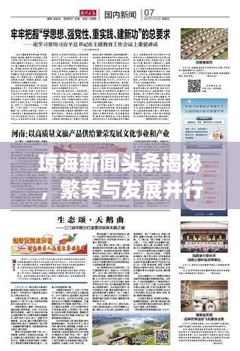 琼海新闻头条揭秘,繁荣与发展并行的2019年