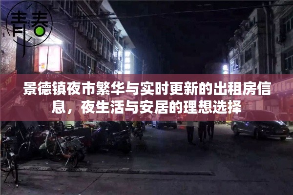 景德镇夜市繁华与实时更新的出租房信息,夜生活与安居的理想选择