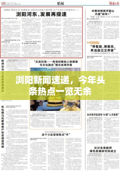 浏阳新闻速递,今年头条热点一览无余